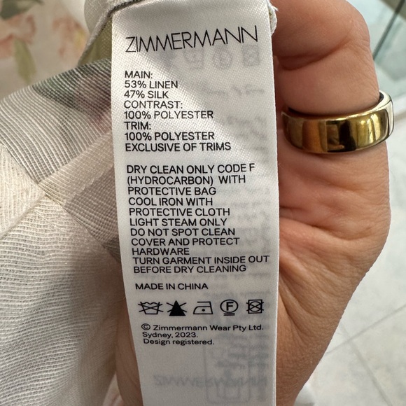 Zimmermann liftoff flower midi dress - Picture 9 of 15